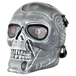 Maska Wosport Terminator strieborná
