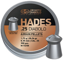 Diabolo JSB Hades 300ks kal.6,35mm