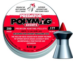 Diabolo JSB Predator PolyMag Shorts 200ks kal.4,5mm