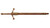 Replika Otvírač dopisů Claymorský meč s pochvou