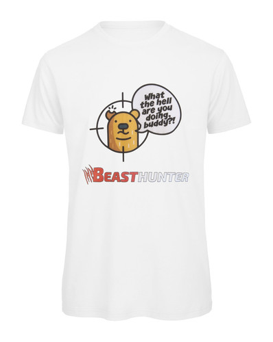 Tričko Beast Hunter Buddy 02 TM biele vel'.L