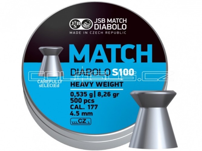 Diabolo JSB Match S100 500ks kal.4,51mm