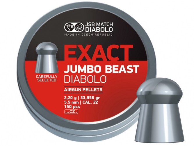 Diabolo JSB Exact Jumbo Beast 150ks kal.5,52mm