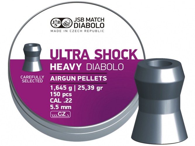 Diabolo JSB Ultra Shock Heavy 150ks kal.5,5mm