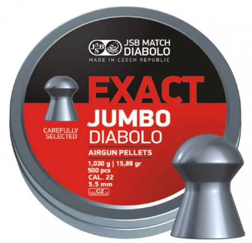 Diabolo JSB Exact Jumbo 500ks kal.5,5mm