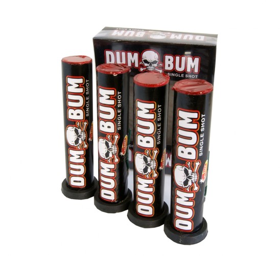 Pyrotechnika Guľové pumy Single Shots DumBum 30mm 4ks