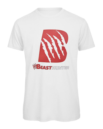 Tričko Beast Hunter Logo 01 TM biele vel'.L