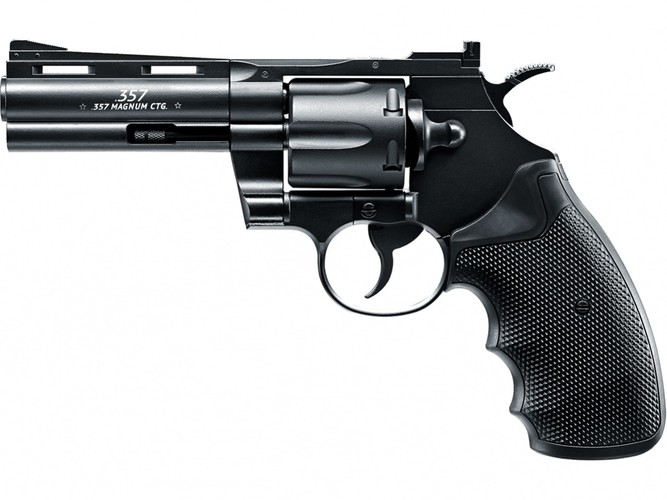 Airsoft Revolver Legends 357 4" čierny AGCO2