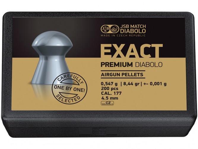 Diabolo JSB Premium Exact 200ks kal.4,52mm