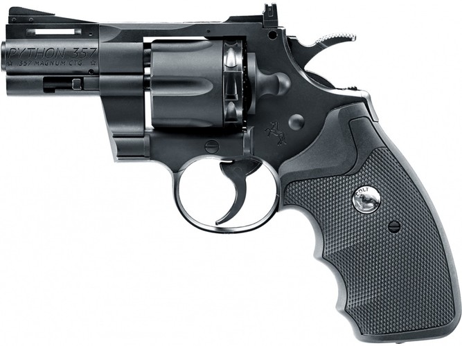 Vzduchový revolver Colt Python 2,5" čierny DIABOLO/BB