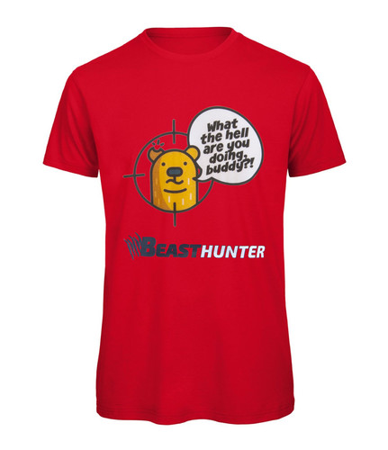 Tričko Beast Hunter Buddy 02 TM červené vel'.XL