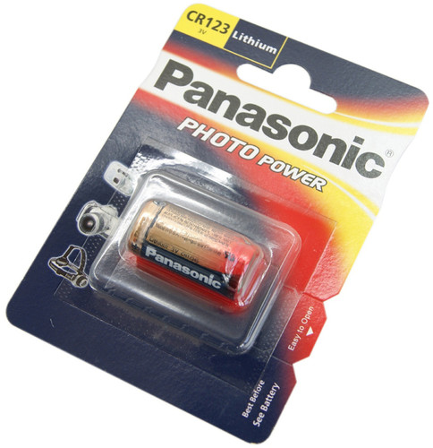 Baterie Panasonic CR-123 3V Lithium 1ks