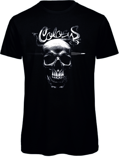Tričko Colosus Bullet Skull 03 TM čierne vel'.XL