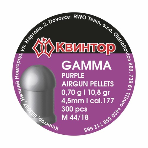 Diabolo Kvintor Gamma Purple kal.4,5mm 300ks