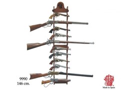 Replika stojan drevený na 12 zbraní