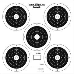 Terče COLOSUS 14x14cm 5-target bal. 100ks