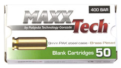 Poplašné náboje 9mm pištol 50ks Pobjeda MAXX Tech 4bal. Výhodné balenie